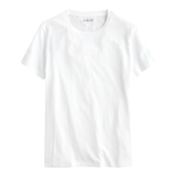 J. Crew White Vintage Jersey Classic White Cotton Short Sleeve‎ Tee XXS BY359 - Picture 16 of 16